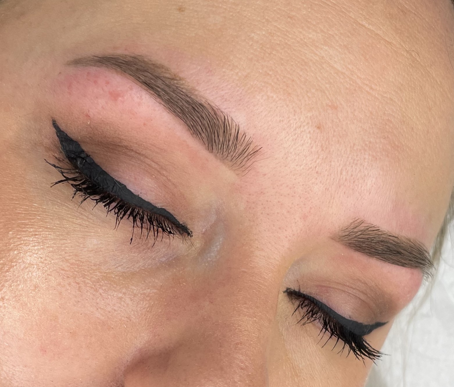 Powderbrows result, full face or close-up