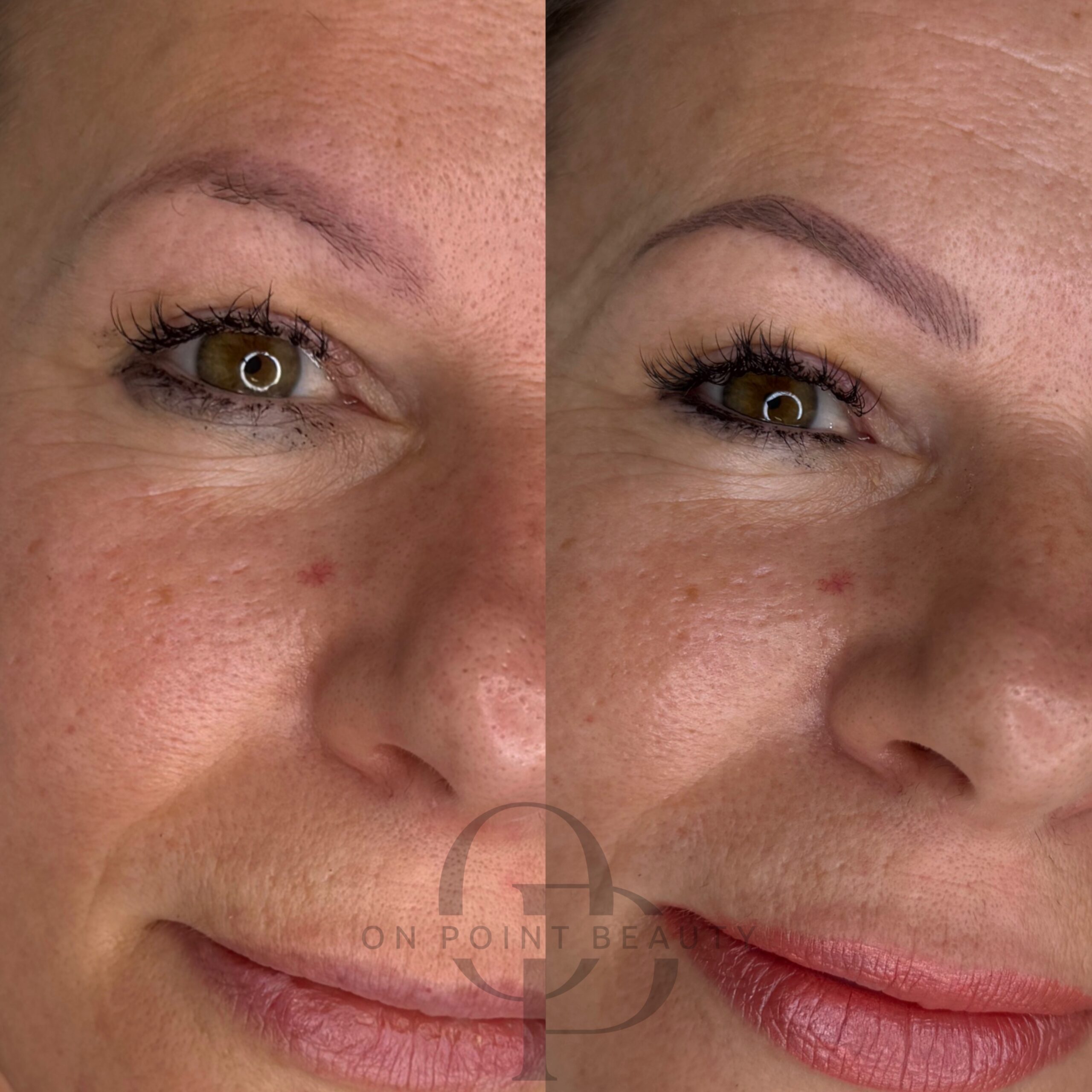 Healed brow result after touch-up