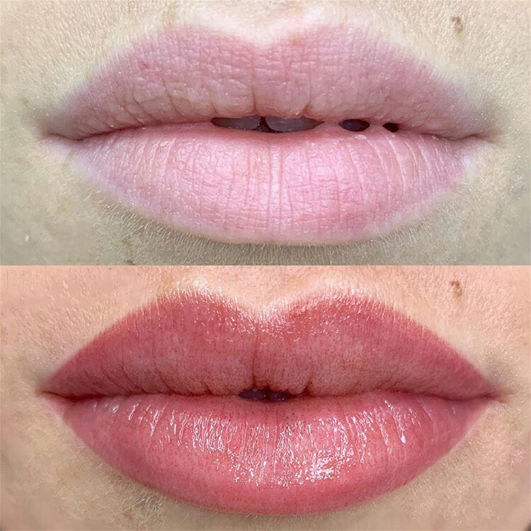 Lip Blush natural tint detail